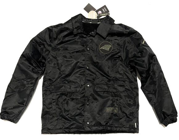Nike Other - Nike Carolina Panthers XL Salute To Service Jacket NKDR-00A Sherpa-lined